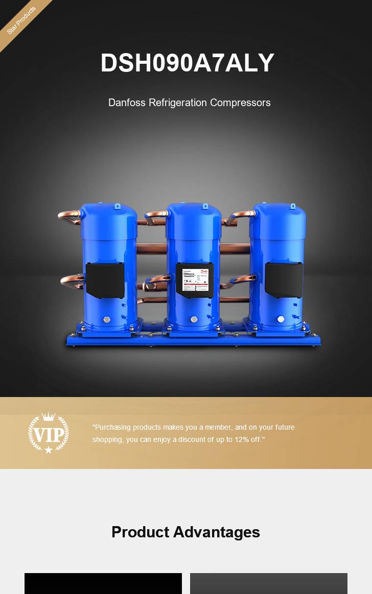 Danfoss Compressor DSH090A7ALY, technical parameters pdf, structure diagram